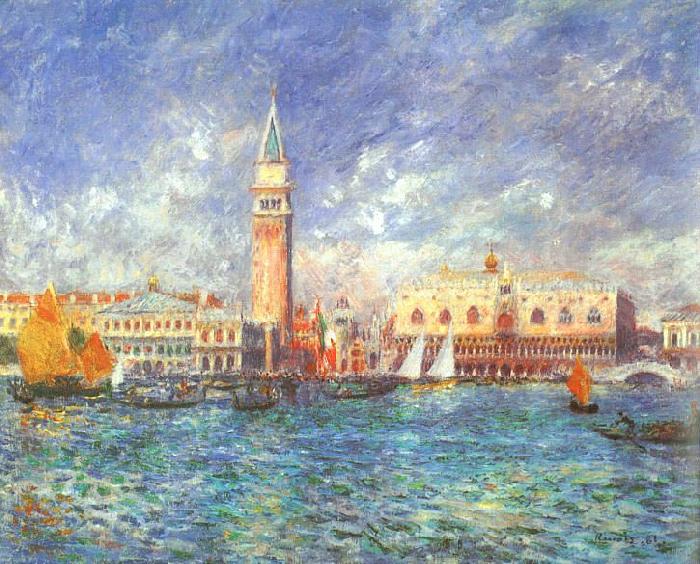 Pierre-Auguste Renoir Doge's Palace, Venice Sweden oil painting art